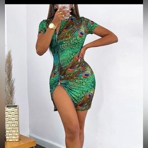 Women’s Multi color mini dress, size 8/10